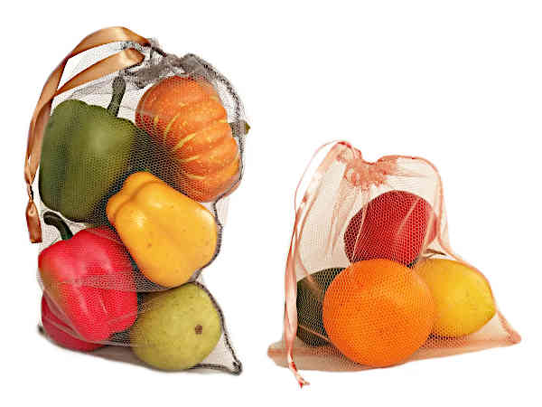 Тканинні еко мішечки для фруктів
