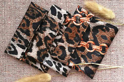 Тканинні конвертики для прокладок - Леопард